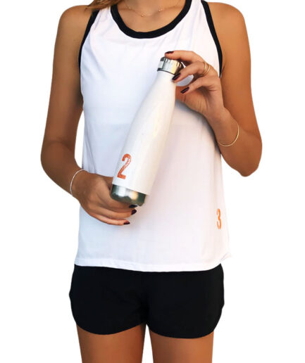 Camiseta Feminina Regata PB Branca