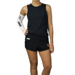 Camiseta Feminina Regata Tule Preta