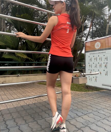 Camiseta Feminina Regata Ziper Pitanga