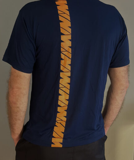 Camiseta Masculina Azul Manga Curta