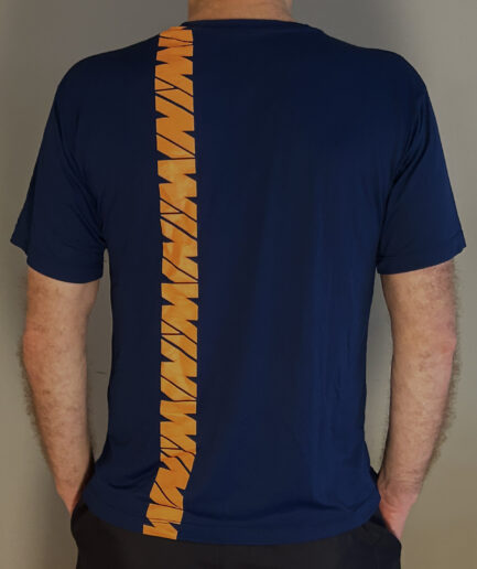 Camiseta Masculina Azul Manga Curta