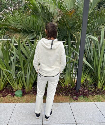 Casaco Feminino Moletom Offwhite