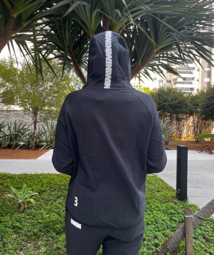 Casaco Feminino Moletom Preto