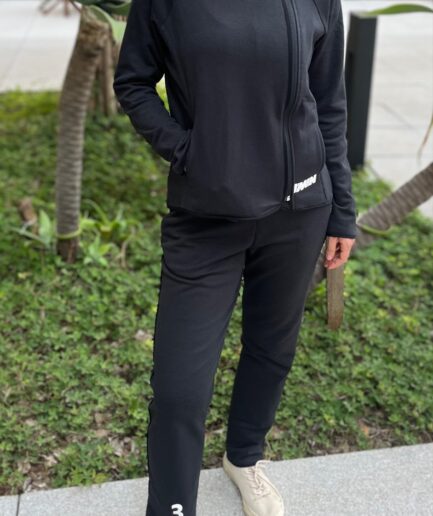 Calça Feminina Moletom Preta