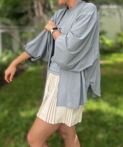 Kimono Listras Pretas